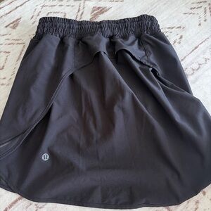lululemon athletica Black Tennis Skirt